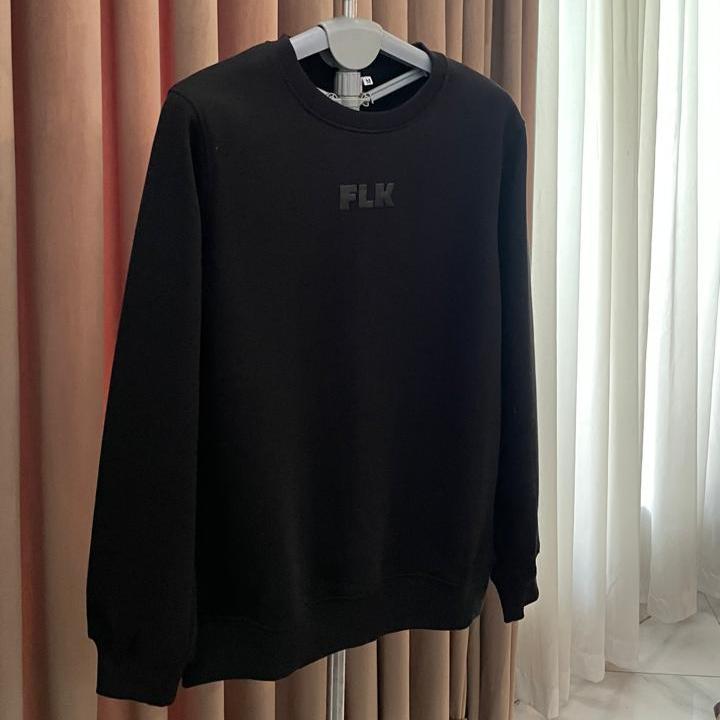 FLK Flower - Black unisex Crewneck.