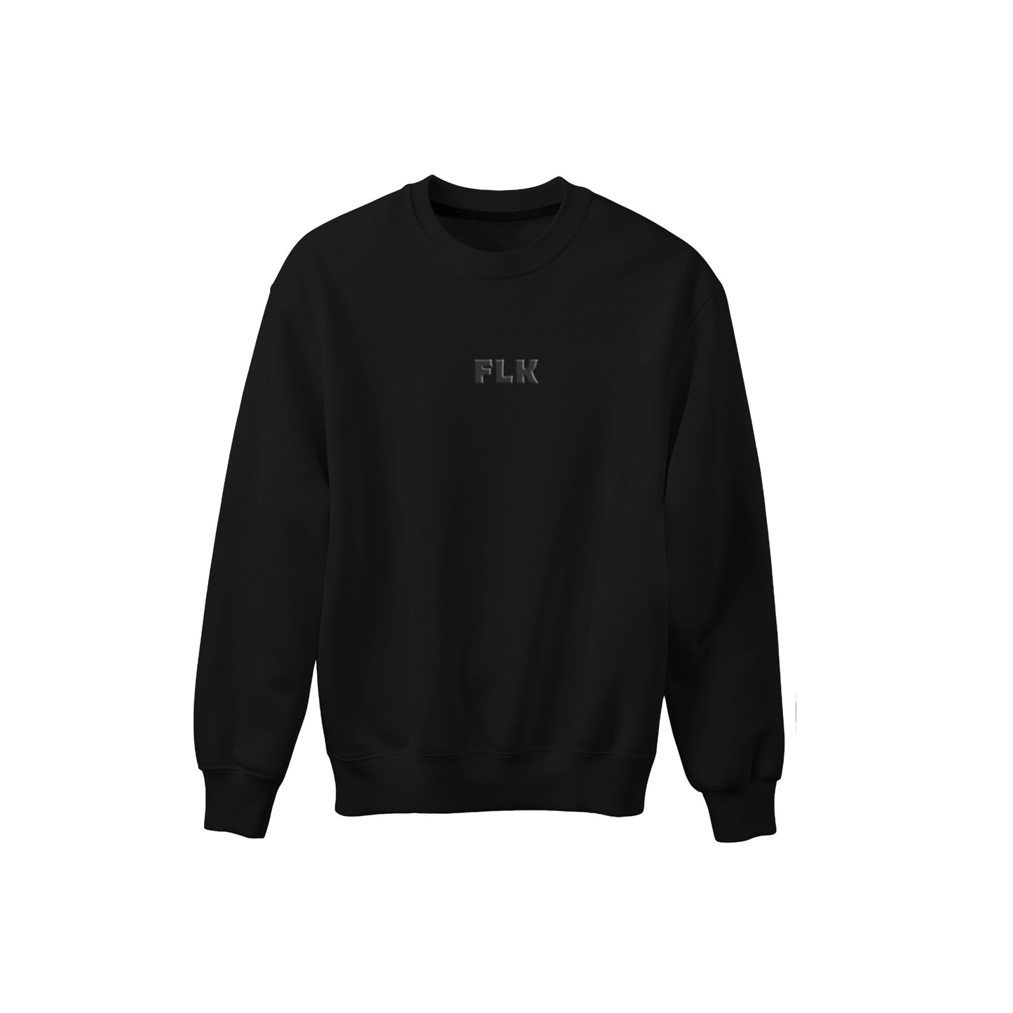 FLK Flower - Black unisex Crewneck.